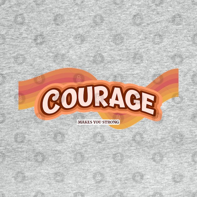 Retro Courage by Lone Wolf Works